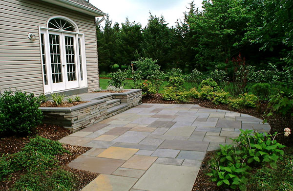 Bluestone patio